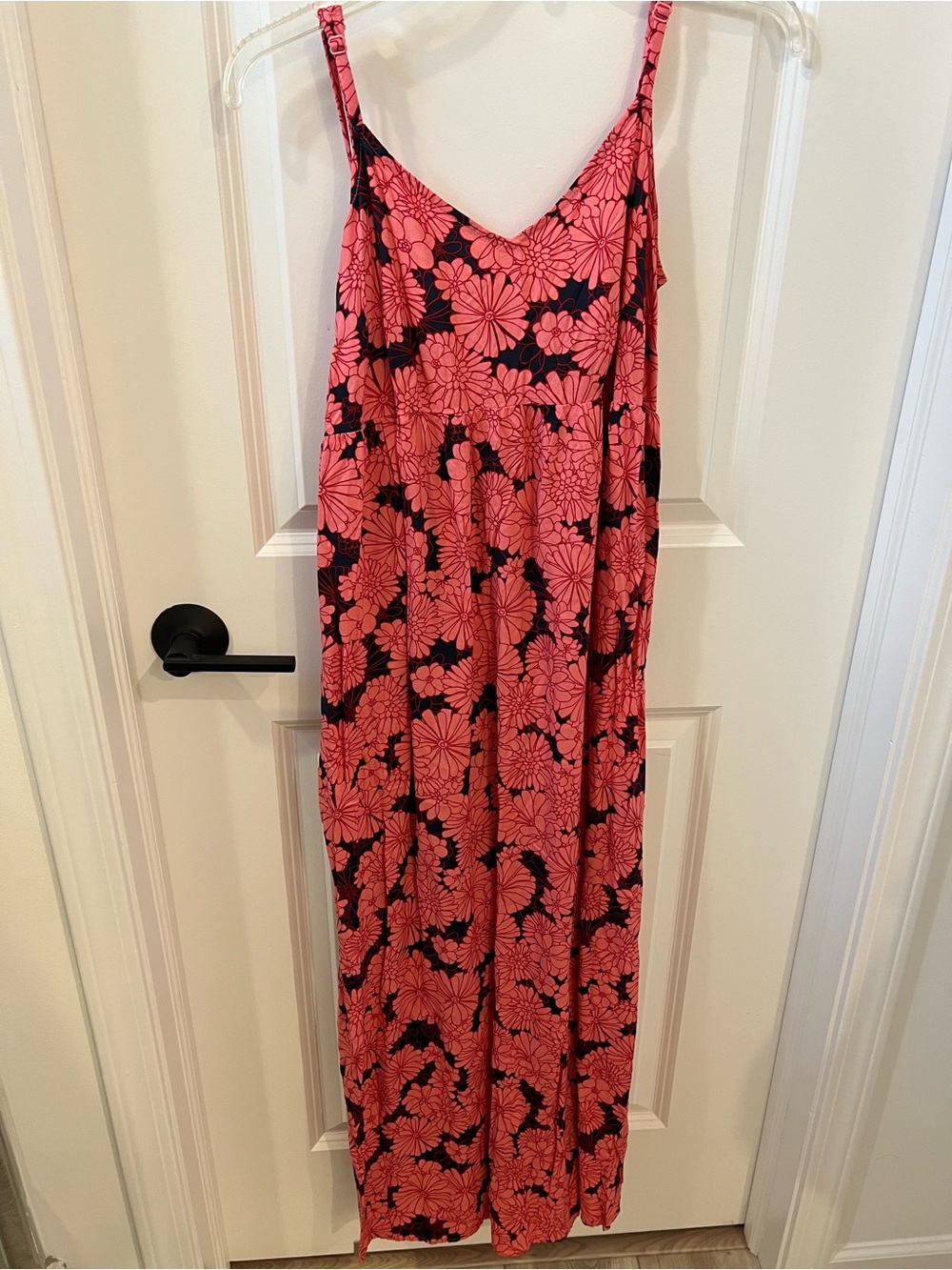 Isabel Maternity by Ingrid & Isabel Coral Floral Spaghetti-Strap Maxi Dress